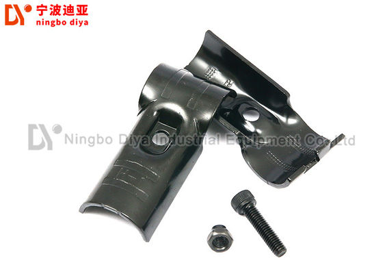 Industrial Cold Rolled Lean Metal Pipe Connectors For ESD Workbench / Work Table