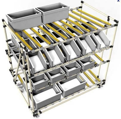 DY-60*25 Industrial Roller Track Flow Rail Steel Conveyor Roller For Warehouse Shelf