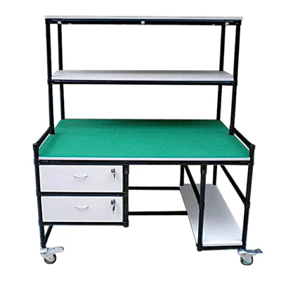 H2808 Diameter 28mm colourful PE Coated kaizen steel lean pipe for Flexible assembly worktable