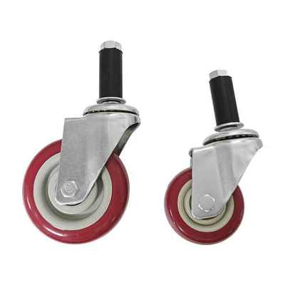 5 Inch Expansion Insert Casters Without Brake Insertion Caster Industry Caster Wheels Pvc Pu Rubber Tpr ESD Caster Wheel