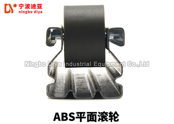 White Grey Plastic Roller Track 2 Metes Length With Carbon Steel Frame