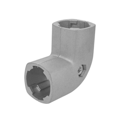 Sự xuất hiện của kết nối 90 ống nạc ống nhôm ống liên kết góc nhôm phụ kiện hồ sơ