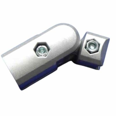 Khớp ống nạc OD19mm có thể điều chỉnh Khối kết nối linh hoạt 180 độ cho hệ thống lắp ráp bàn làm việc