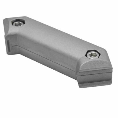 Wholesale 45° Double Side Tubing Joints Aluminum Lean Pipe Connector OD19 mm Industrial Safety Fixed Bracket