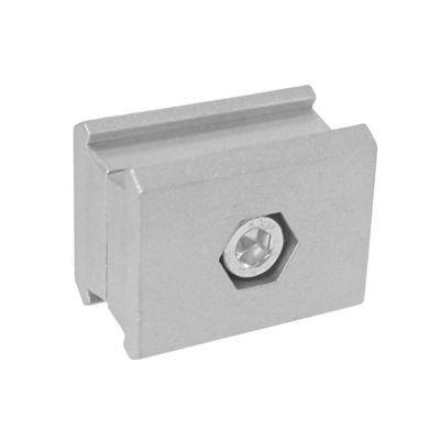 Đầu nối ống nhôm Ống trơn song song 19mm Đầu nối Hệ thống giá đỡ Phụ kiện đầu nối công nghiệp