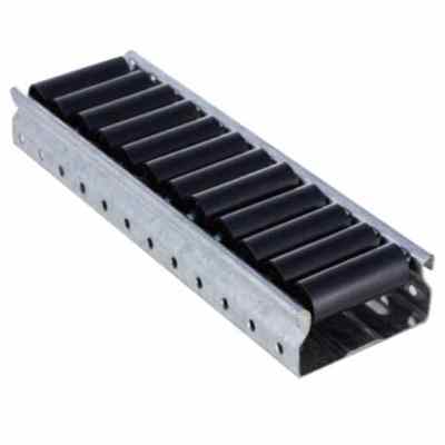 Warehouse Sliding Shelf Rack Flow Rail Plastic Wheels Roller Track Conveyor Load Capacity 50kg