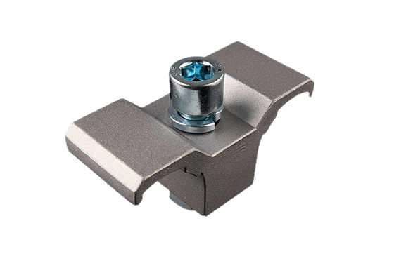 Third-generation 6063 Aluminum Caster Fixing Assembly with Sandblasting Surface for Lean Pipe Fittings