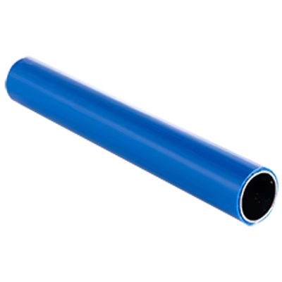 OD28mm Light Blue phủ PE Lean Pipe Composite Tube cho tường hệ thống rack