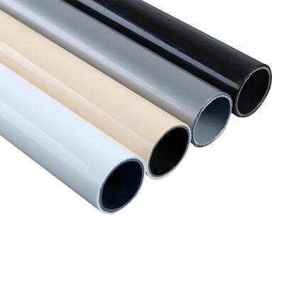 Đường ống thép mỏng phủ màu có thể tùy chỉnh bên trong và bên ngoài ống thép tổng hợp phủ nhựa